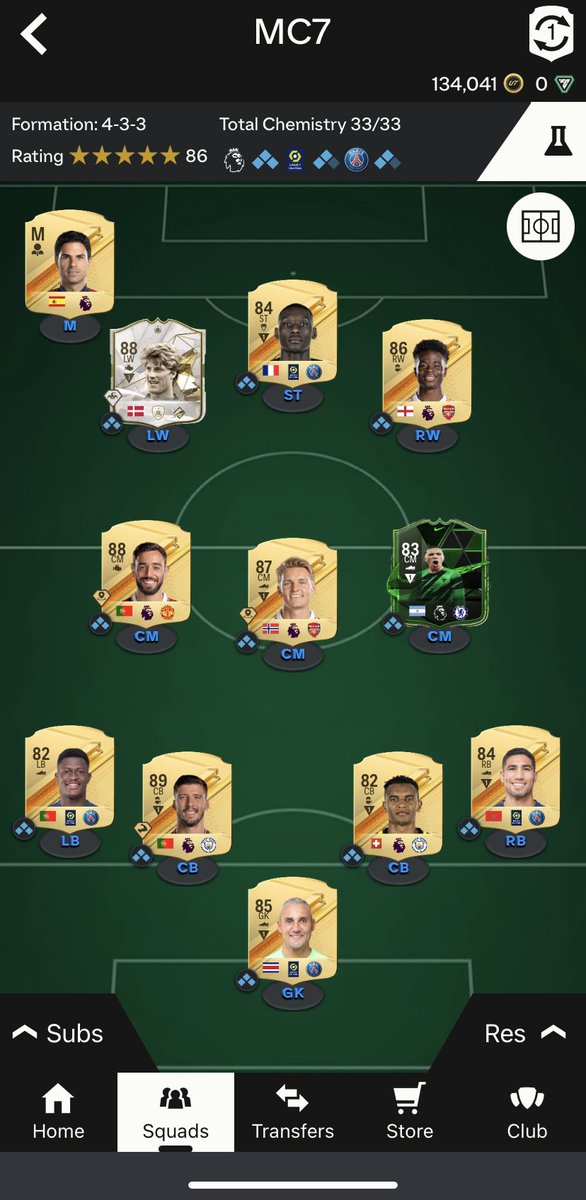 StephenBurke147's tweet photo. Who do I upgrade got 140k Saka and Bruno and mendes all tradable https://t.co/FUDyQ9pk97