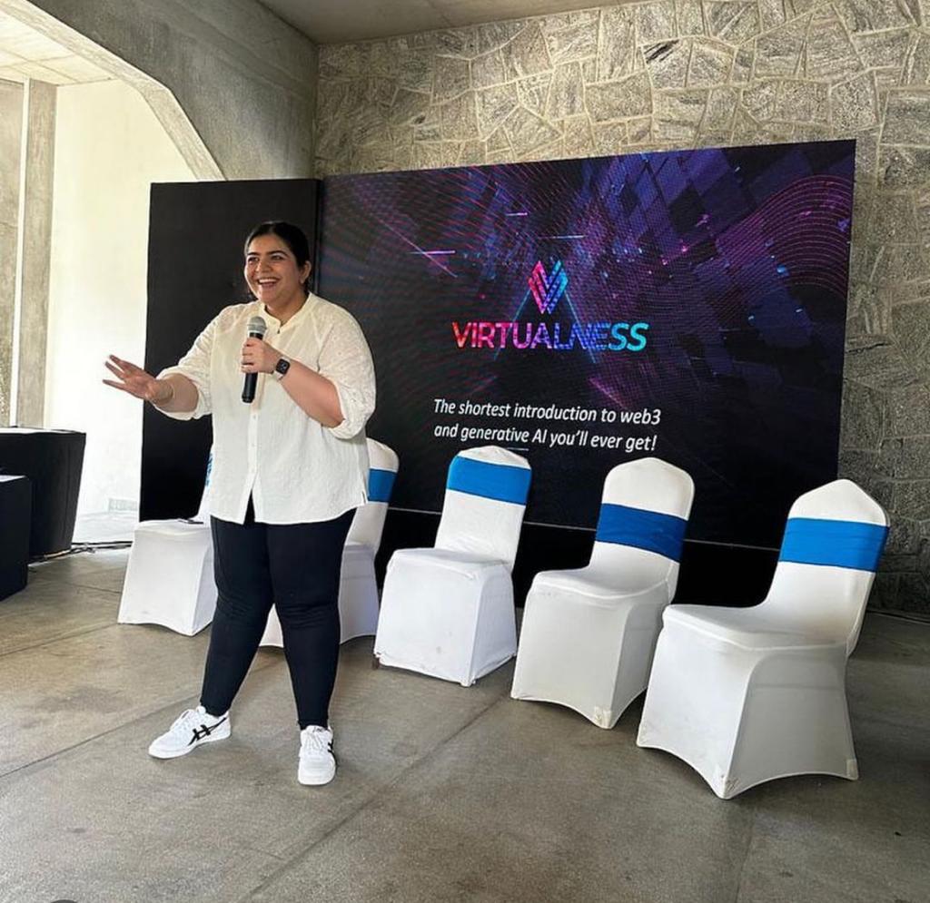 A workshop was conducted titled 'Discover Gen Al and Blockchain With Virtualness!' During this session, attendees had the opportunity to unlock the potential of Generative Al and Blockchain with Virtualness. #INK #INKTalks #INKConference #INKevent #Conference #INKevents