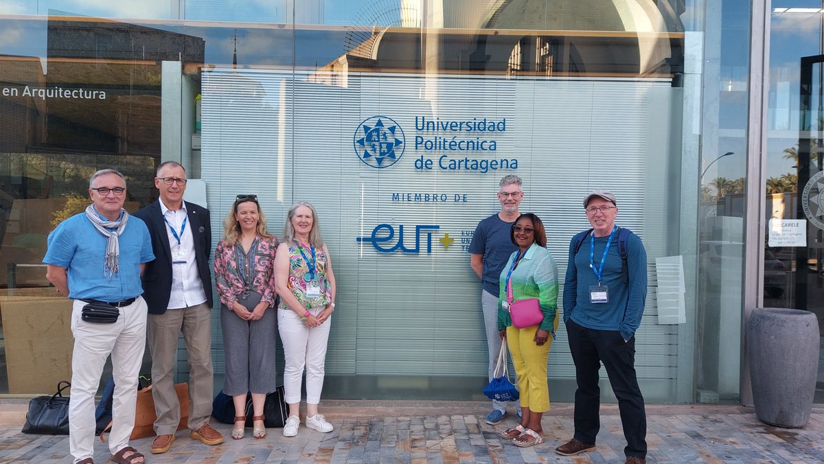 WeAreTUDublin's tweet photo. Colleagues at TU Dublin are meeting partners from across @EuropUnivTech during #EUtCartagenaWeek2023 to look back at all the achievements of the last three years and to the future as we enter the next phase of the European Universities initiative.  #ErasmusPlus #EUtAccelerate https://t.co/vXa6fN0HeN