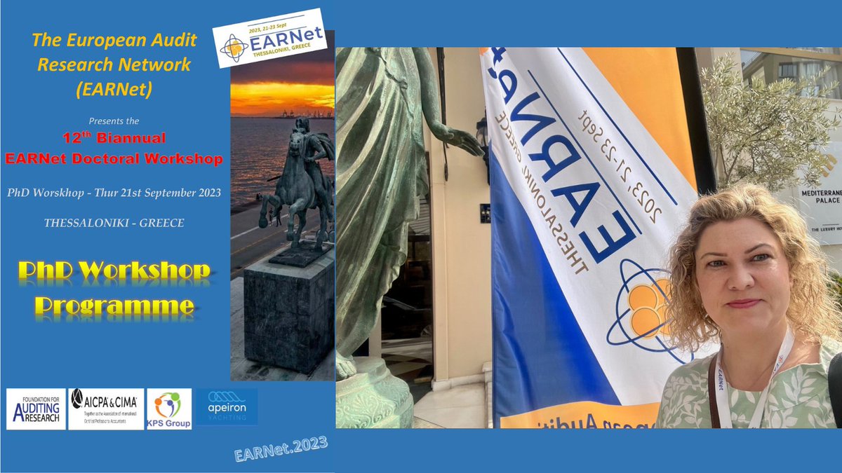 UJAccountancy's tweet photo. Proud of Ms Karlien Dempsey who participated in the PhD Workshop at the prestigious #EARNet (European Auditing Research Network) conference held in Thessaloniki, Greece on the 22nd and 23rd of September 2023.
https://t.co/6cI9jN2a8S
#UJ #LeadersInAccountingEducation https://t.co/dL9BKVB2LJ