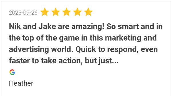 realtopdotcom's tweet photo. New 5.0-star Review: "Nik and Jake are amazing! So smart and in the top of the game in this marketing and... https://t.co/2ofoDdYGin