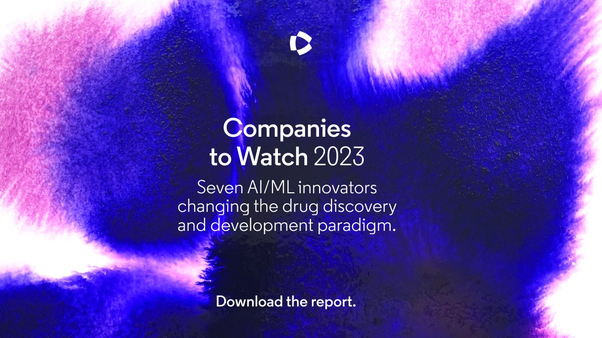 lifeschemistry's tweet image. We’re grateful to @ClarivateHealth for recognizing us as a leader in using innovative #AI #ML technologies to upend the drug discovery and development paradigm in their annual “Companies to Watch” report! clarivate.com/lp/companies-t…