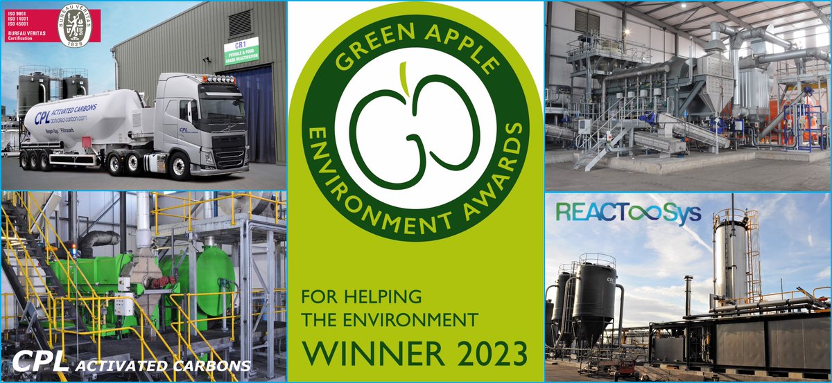 Green Apply Award for CPL Activated Carbons!
Read the full story here:
activated-carbon.com/green-apple-aw…