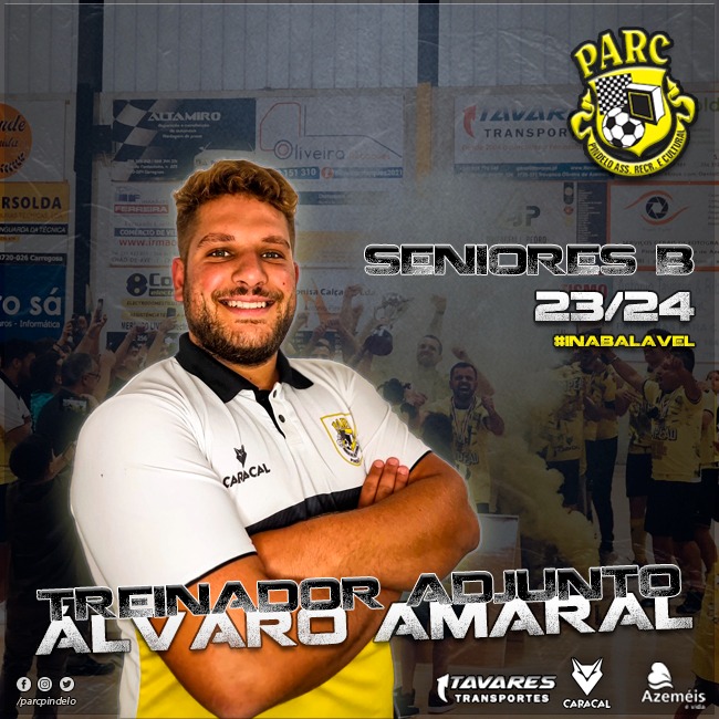 ⚫️ 𝟐𝟎𝟐𝟑/𝟐𝟒 🟡

🤝 Álvaro Amaral 
👔 Treinador-Adjunto
✍️ Renovação

#Inabalável