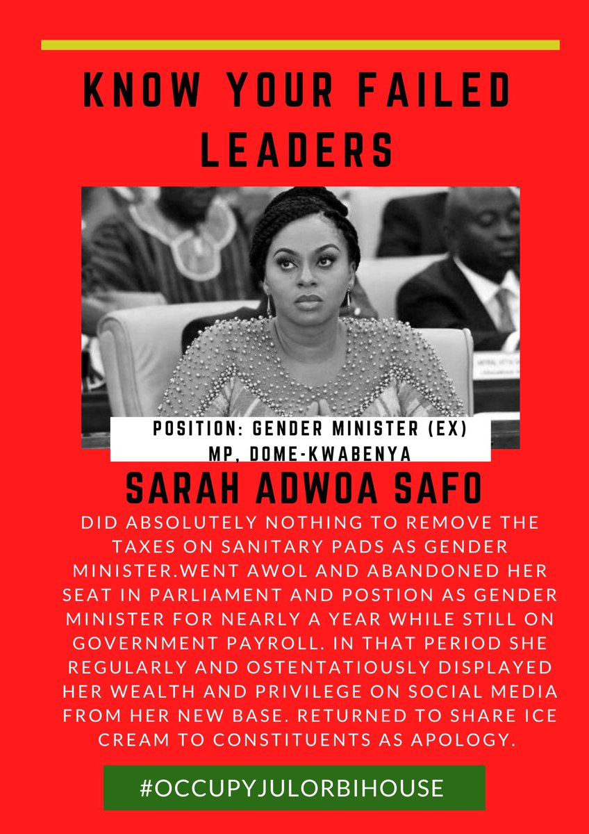 Aku__Addy's tweet photo. Please whoever is making these posters, put them in full colour. Let them know say e be people of today. Let’s be able to identify them in town and shame them!!! 
#OccupyJulorbiHouse https://t.co/zHMq6h8E5T
