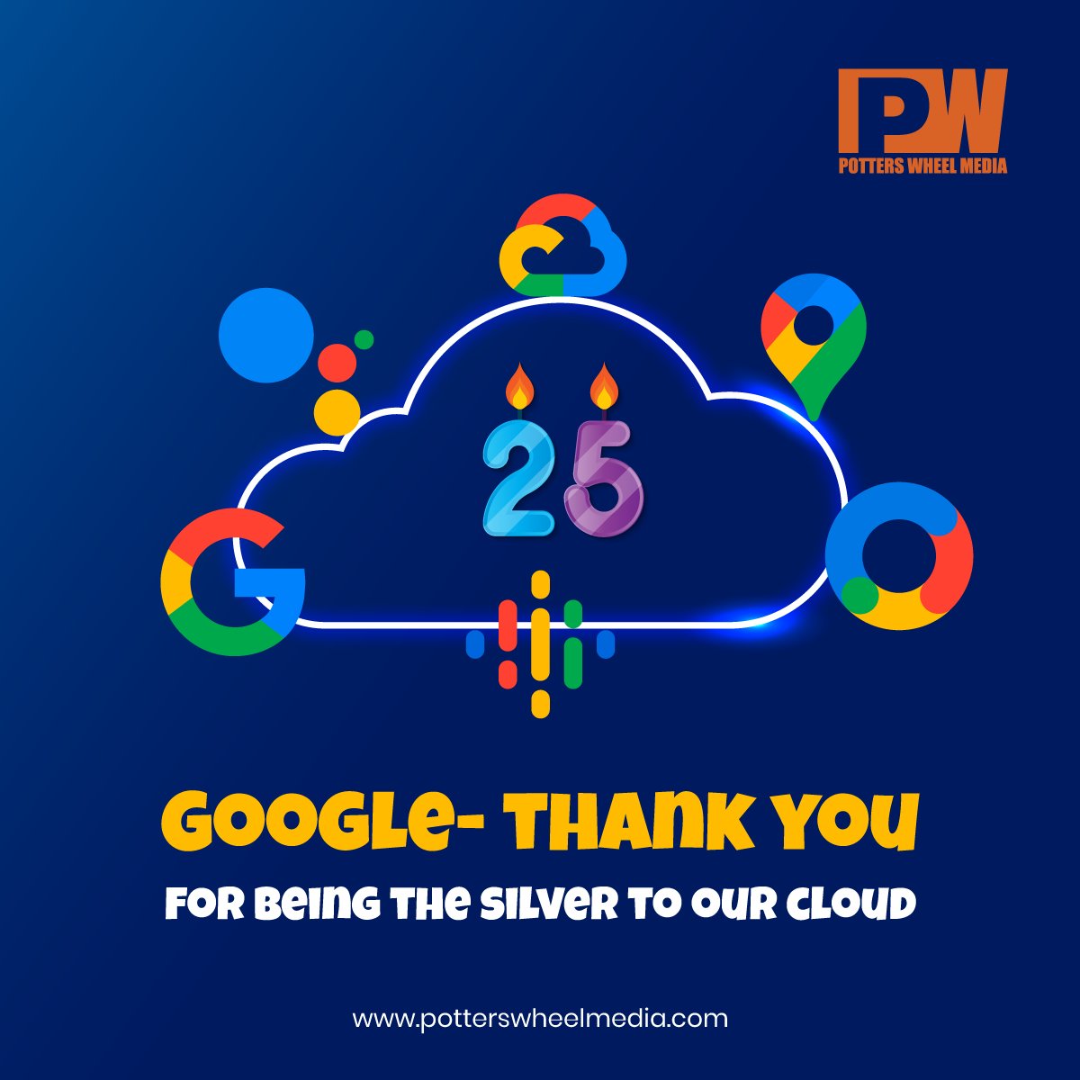 25 years of Google magic! Cheers to the search giant that changed the internet game forever! 

#Google25 #DigitalMilestone #TechInnovation #InternetRevolution #SearchGiant #25YearsOfGoogle #DigitalPioneer #WebEvolution #TechAnniversary #GoogleMagic