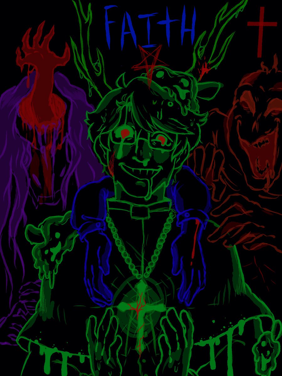 RadicalMothman's tweet photo. When you slime the circle @Slimecicle in faith the unholy? What? #charlieslimecicle #slmccl #faiththeunholytrinity https://t.co/SUUtIrP9Nh