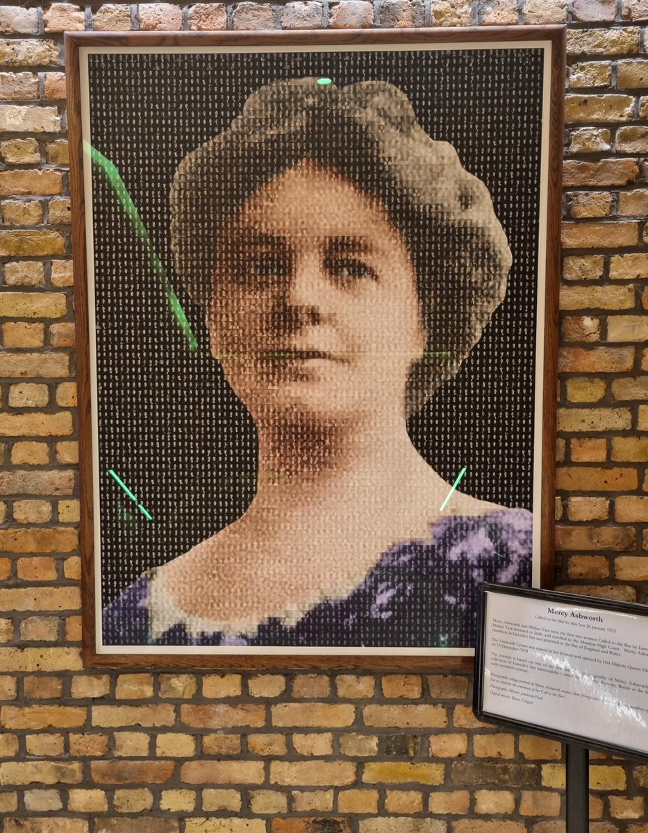 Coveney5000's tweet photo. Wonderful to see the #MercyAshworth portrait  unveiled after almost a year long campaign with @First100years in her rightful home, the Ashworth Centre @lincolnsinn 
Thank you Chief Master Shuman &amp; @ddenissmith for speaking &amp; to everyone who attended  
#WomenInLaw #MuchStillToDo https://t.co/4pmxB3gleQ