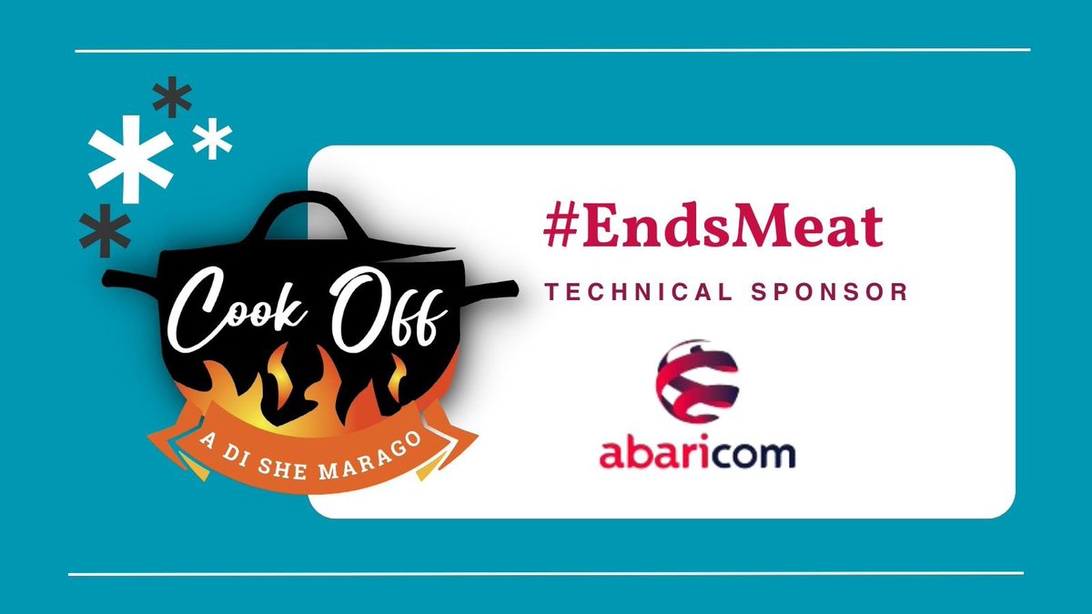 The_Cookoff's tweet image. Still on celebrating local brands, our technical sponsor for this one is @AbariCom_BW, aka “Always Up” 🛜 ⬆️. So you know we gonna be here giving you the best experience via their fast and reliable Internet connection #EndsMeat