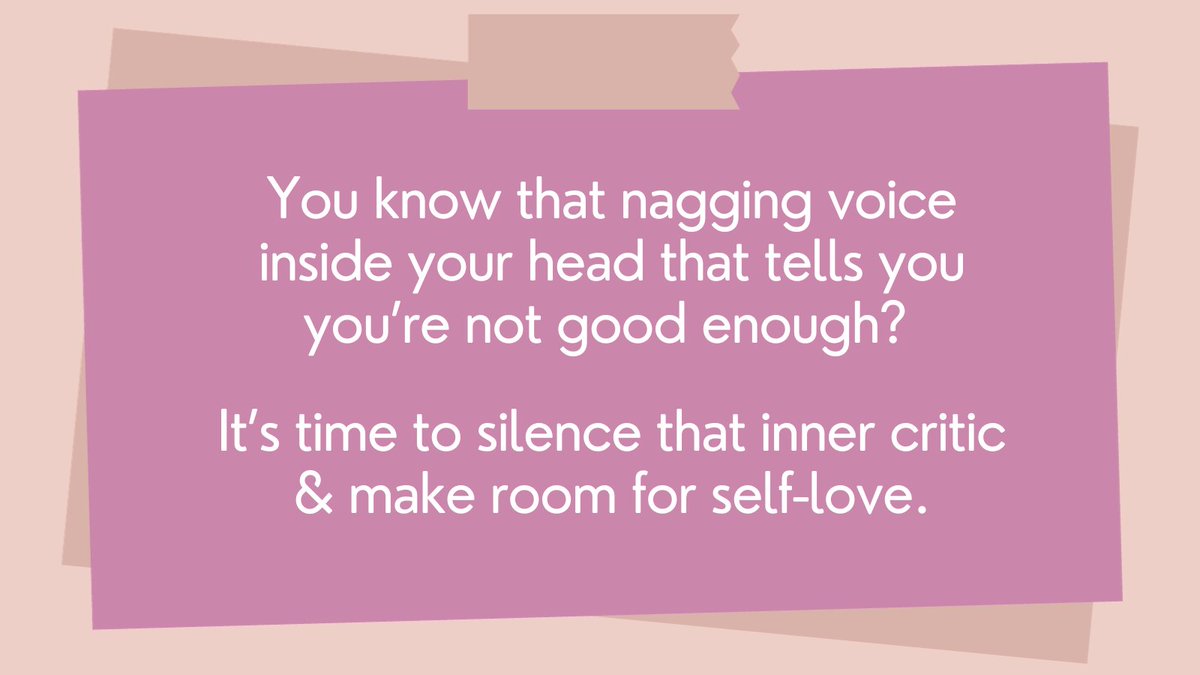 vlachosk's tweet photo. You know that nagging voice inside your head that tells you you’re not good enough? It’s time to silence that #innercritic &amp; make room for #selflove. Reserve your FREE ticket to the #HealingTheMotherWoundSummit—Oct 2-4 online: https://t.co/agTglM3ghP #LifeCoachForWomen https://t.co/WNM1PqndMx