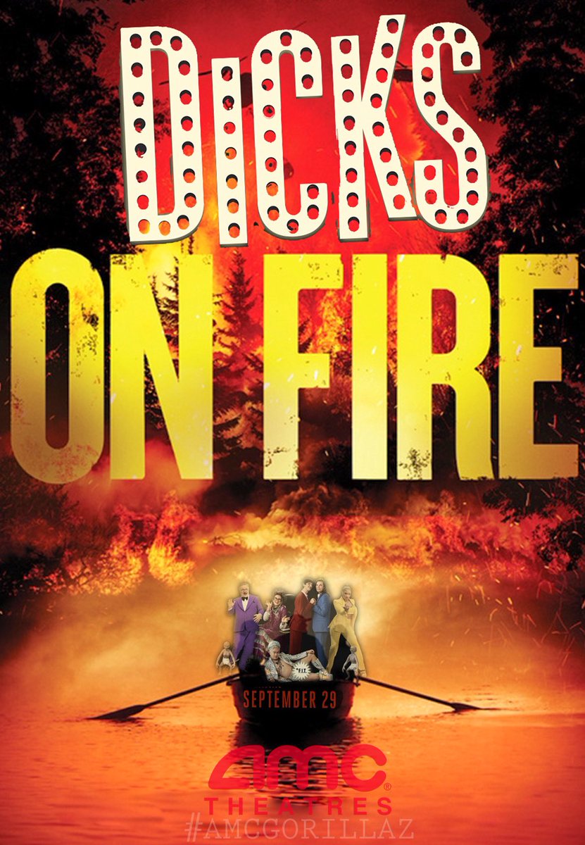 severusnate's tweet photo. @DemHipsDoe1 @AMCGORILLAZ_LRR @benmezrich @Letsdoit202 Did you know there’s another double feature on Sep 29th beside #SawPatrol? Opening that same day is #DicksOnFire (the musical, inspired by a true story) 💀💀💀

#AMCGORILLAZ https://t.co/tQZVp655gv