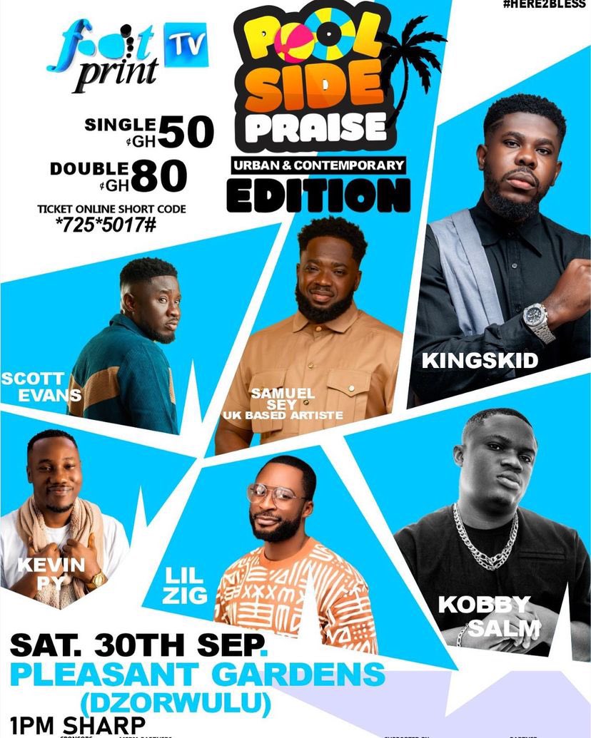 scottevanszb's tweet photo. I’m Giving out Free 50 single tickets from now till Friday.. kindly call Mr Roland on 057 512 8310 for your tickets.. God has blessed you.
#holyfatherchallenge #HolyFather #trendingreels #reelsviral #amapiano #fashion #love #afrobeat #christianmusic #afrodance #PoolSidePraise https://t.co/7W3ZedeIq1