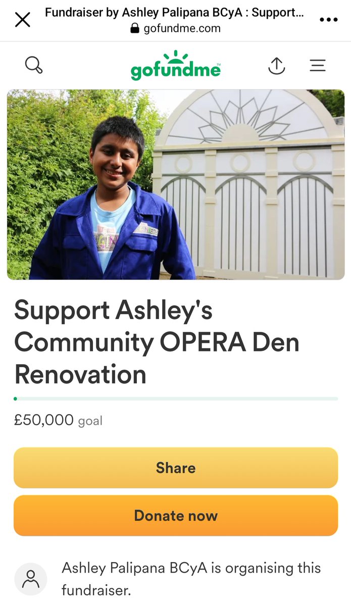 6Devika's tweet image. Support Ashley's Community OPERA Den Renovation