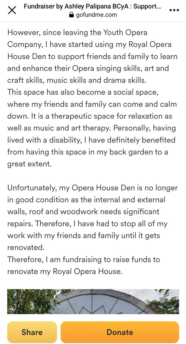 6Devika's tweet image. Support Ashley's Community OPERA Den Renovation