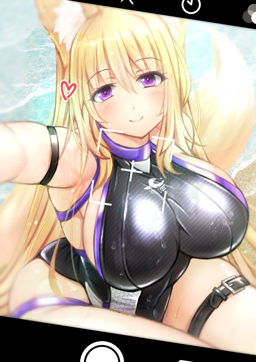 「あっそうだ、ご主人様に写真送ってみようかしら❤」 