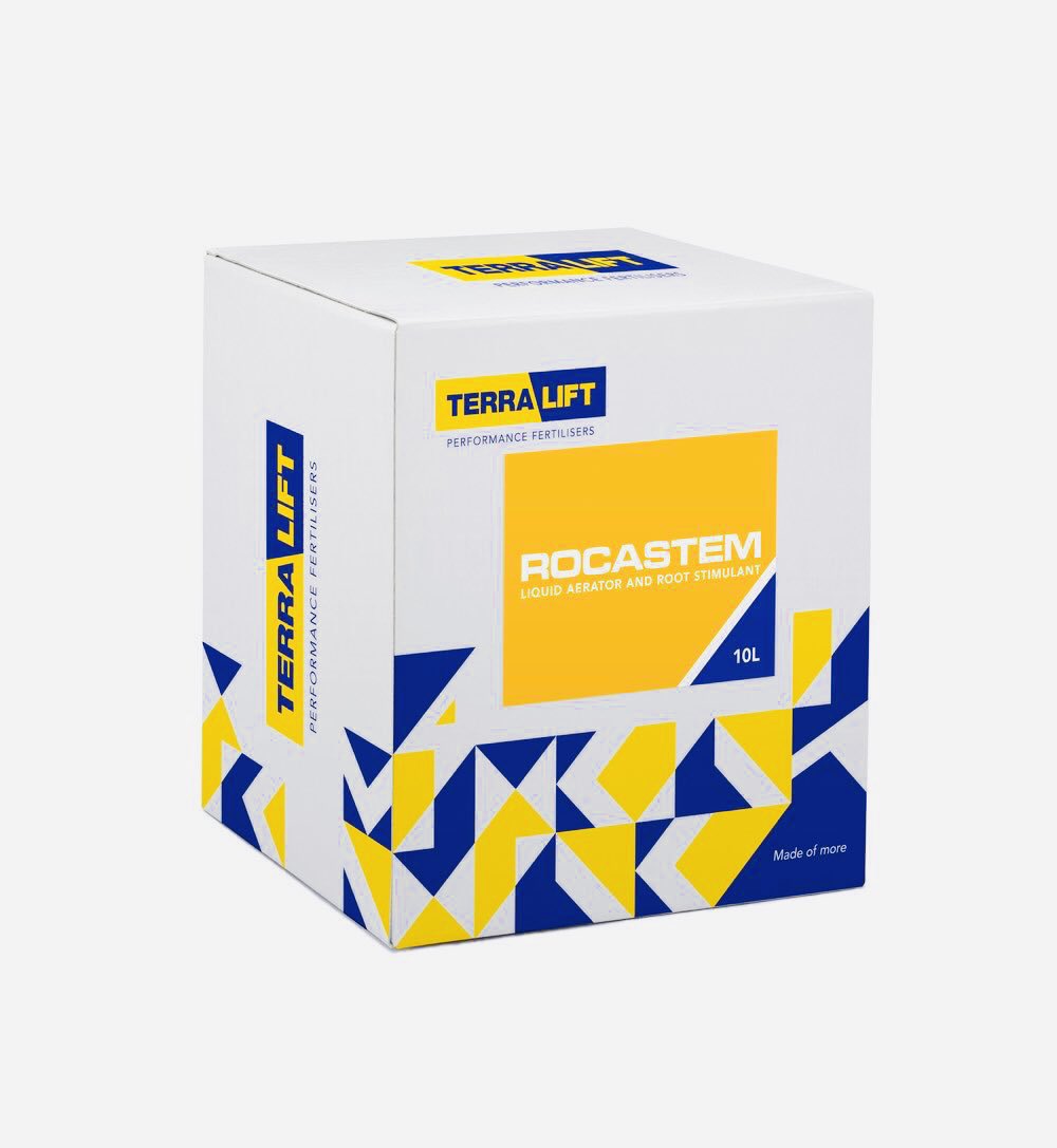 ROCASTEM | Firmer, truer playing surfaces year round, Optimum moisture to air balance in the upper root zone and Root hair stimulation and healthy plant vigour… @Aitkens_turf @terralift