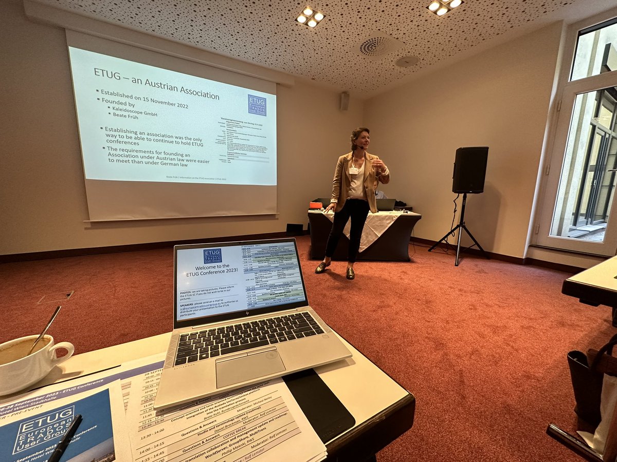 giuseforte's tweet image. The #ETUG (European Trados User Group) is an association since November 2022, based in Austria. Check out the new website: europeantradosusergroup.eu
#etug2023