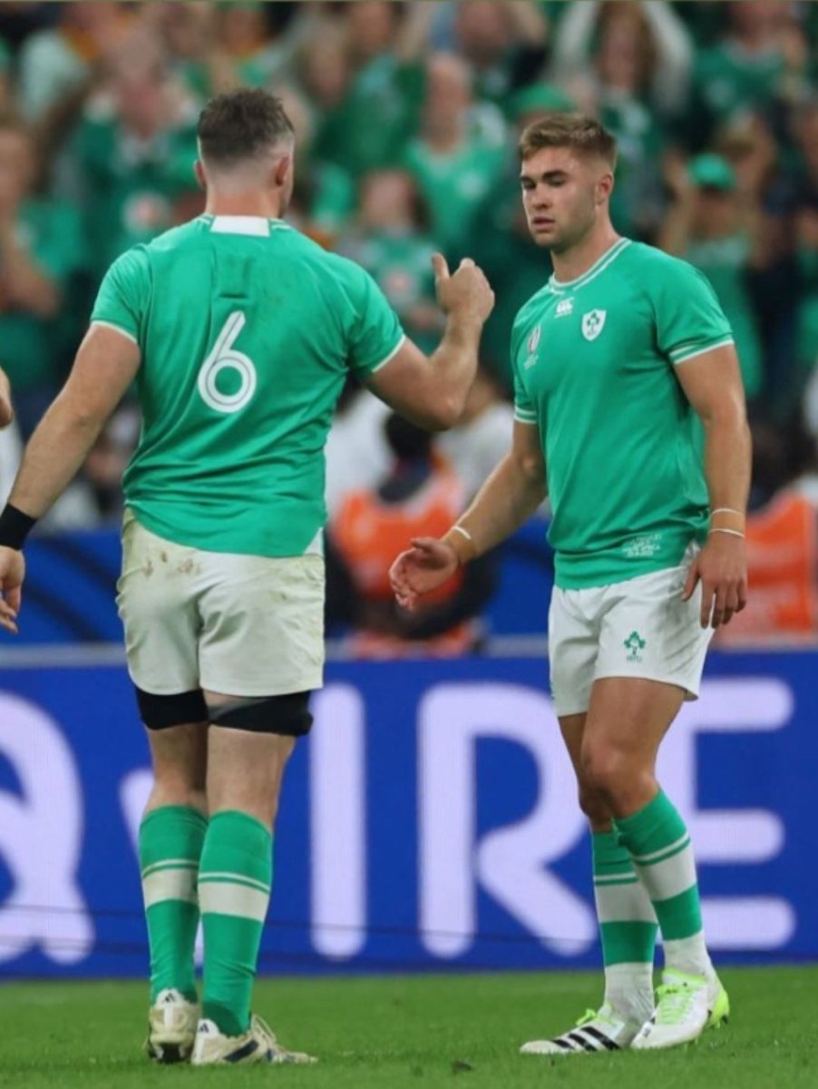 Homegrown Heroes 🇮🇪🏉 Peter O'Mahony and Jack Crowley, both products of Cork Constitution, make us burst with pride as they played pivotal roles in the thrilling victory against South Africa in the Rugby World Cup. From the grassroots to the grand stage, their journey inspires