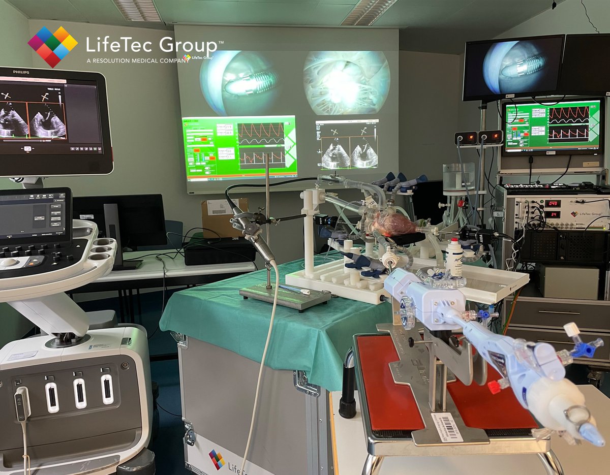 Rebecca and Bart had a great week in Innsbruck for Focus Valve 2023! They were excited to set up two Cardiac BioSimulator platforms with porcine beating hearts to perform multiple interactive wetlab sessions. shorturl.at/nwT45