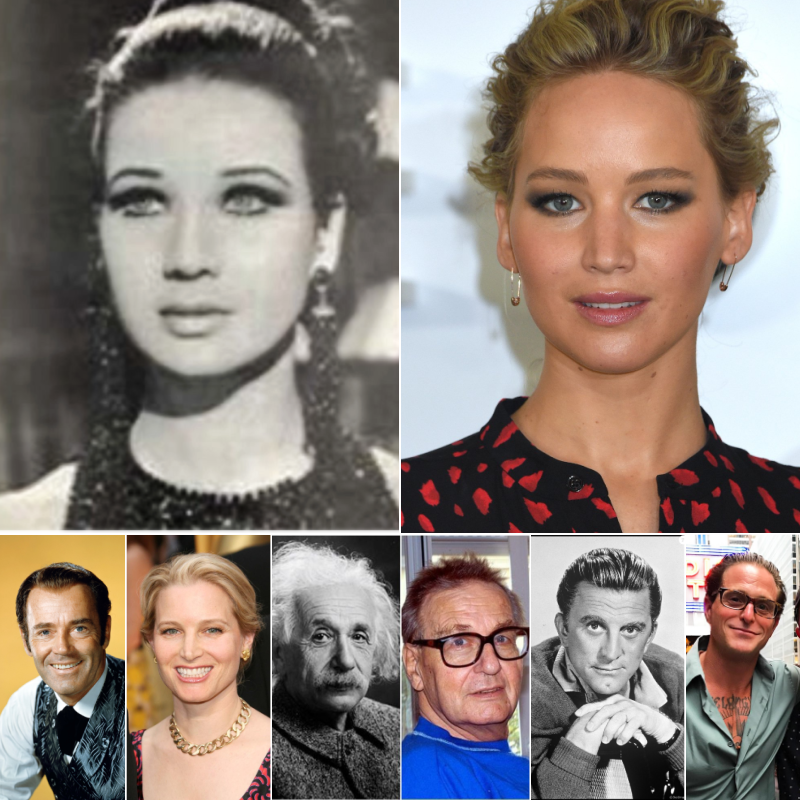 DailyBee3's tweet photo. Wealth and a major Hollywood career aren't the only things these repo babies inherited -- They're also the spitting image of their grandparents.