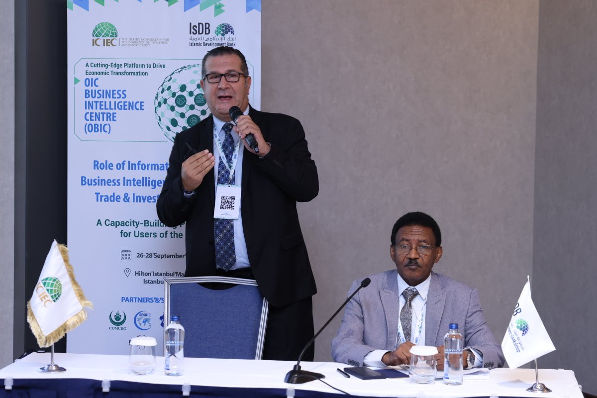 ICIEC_IDB's tweet photo. Happening Now: "The Role of Business Intelligence & Digital Transformation in Supporting Business Decisions."
#ICIECImpact #CapacityBuilding #SDGs #TradeDevelopment #OBIC #BusinessIntelligence https://t.co/EZ9t5ibEwj