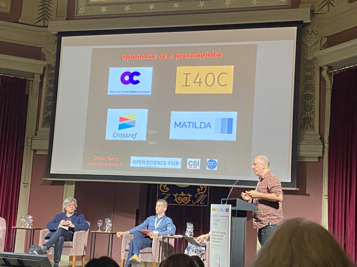 evamen's tweet image. I have been saying that for years and years: metadata do no have an owner!!! #OSFAIR2023