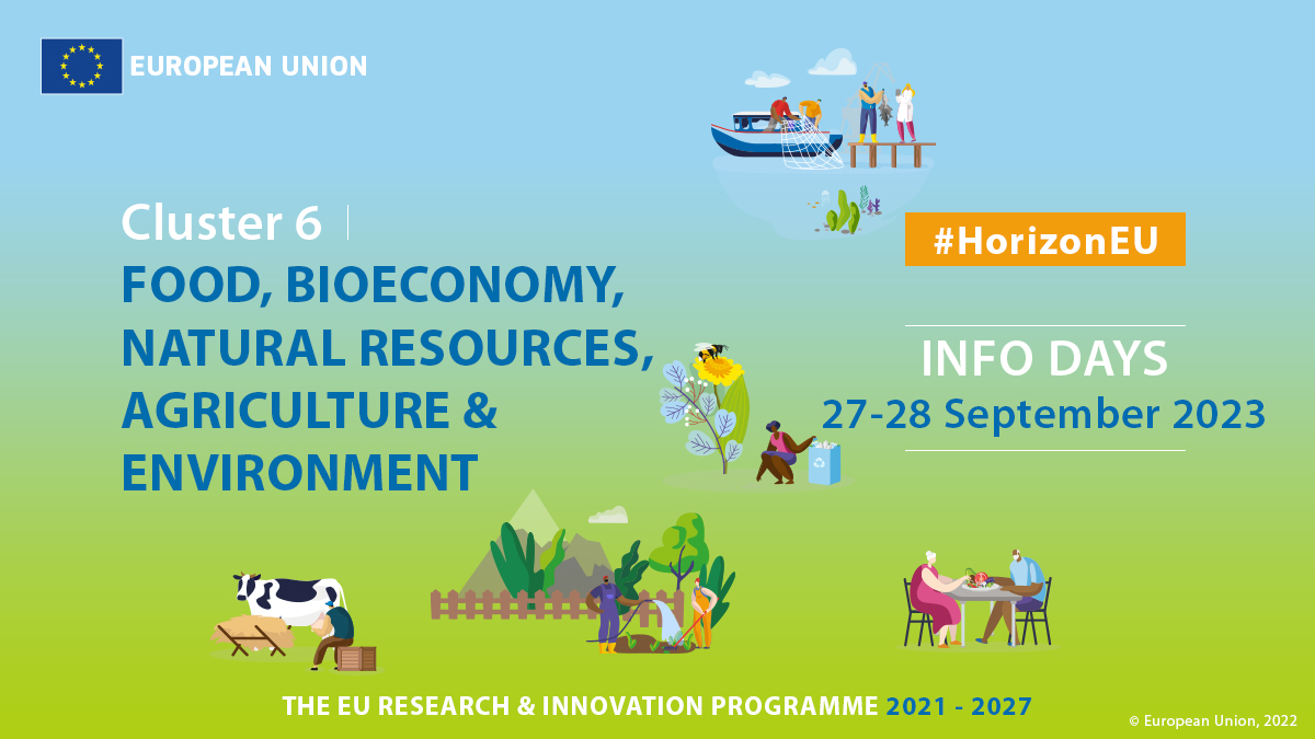 EUgreenresearch's tweet photo. Planning to apply for #HorizonEU Cluster 6's calls?

Join #CL6INFODAY ! Today, sessions on:
- #biodiversity &amp; #ecosystems
- #FoodSystems
- #ZeroPollution
- Digital solutions in support of the #EUGreenDeal

🟢LIVE now
❓Ask your questions on Slido
➡️https://t.co/XEA8ProFk7 https://t.co/wt70ueXg1v