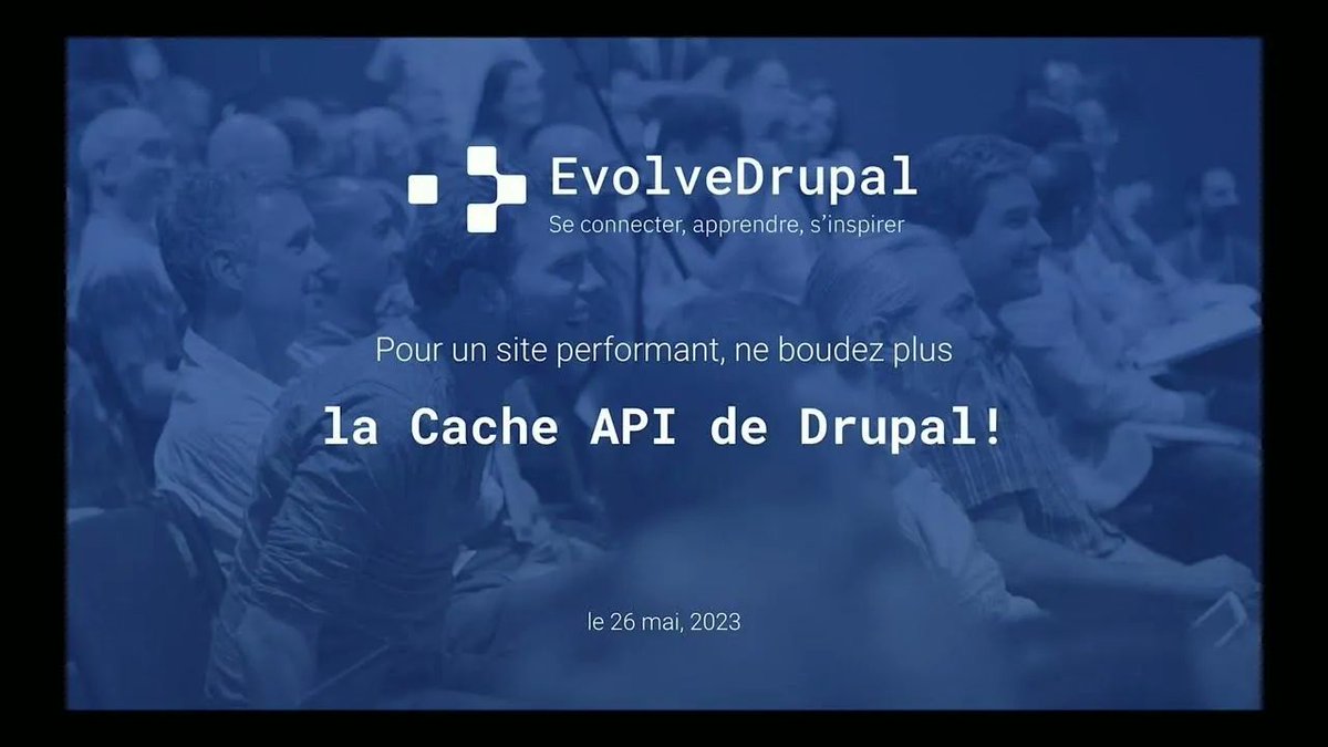 reisquarteu's tweet image. #EvolveDrupal #Montreal - Pour un site performant, ne boudez plus la #CacheAPI : youtu.be/YWXV4kvuO_g #tutorial