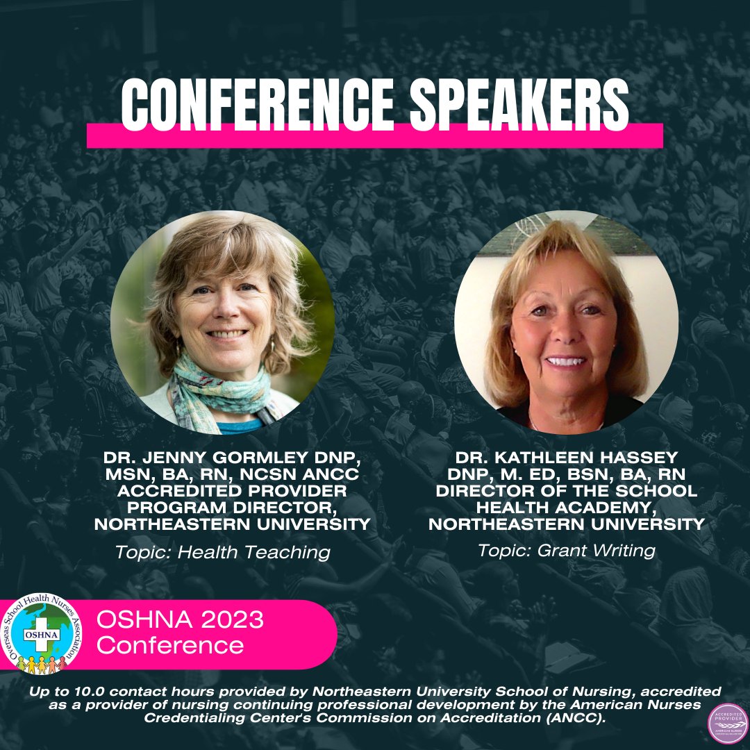 ** TWO MORE SPEAKERS **
We are so excited to have two additional speakers from Northeastern University on board for our November 10th and 11th conference in Brussels! See you there!
Register now: eventbrite.com/e/oshna-2023-b…