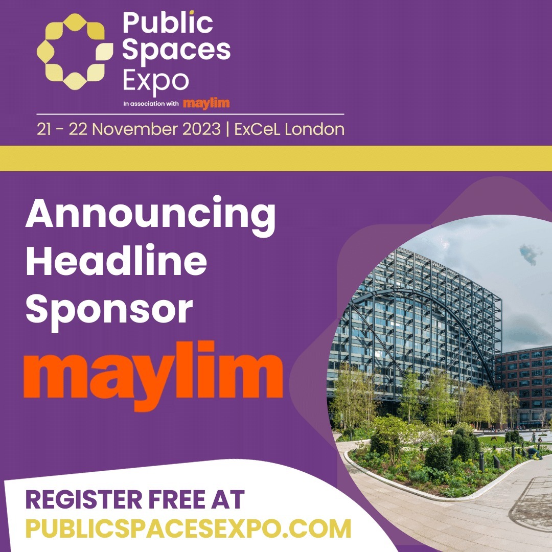 We are proud to announce our headline sponsor
<a href="/MaylimLtd/">Maylim</a>

Find out more and register your place at 
publicspacesexpo.com/news/announcin…… #publicspacesexpo #publicspaces #landscaping #landscapingdesign #urbandesign #urbandevelopment #placemaking #planning #design #architecturedesign