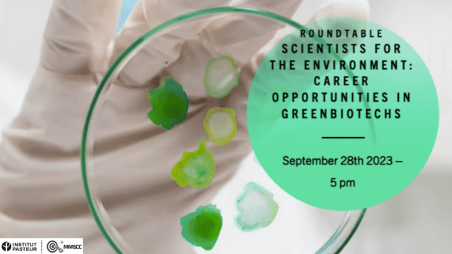 🌿 Scientists for the Environment: #Career Opportunities in Greenbiotechs by <a href="/institutpasteur/">Institut Pasteur, since 1887</a> 
 
Don't miss this unique opportunity to gather valuable information about #PhD recruitment in the #GreenBioTechs sector!

📆Tomorrow / 5 pm

📝 Register now ▶️ forms.office.com/Pages/Response…