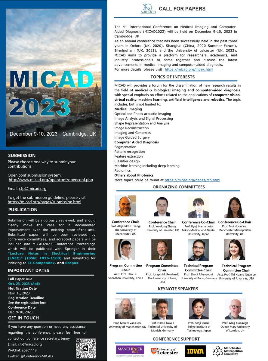 ConferenceMICAD's tweet photo. Welcome you on board MICAD2023! https://t.co/AIM4YS6ybY