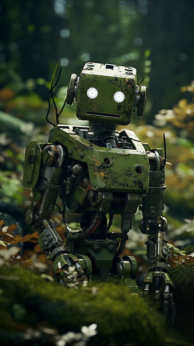 EnchantingAI's tweet photo. #CamouflageRobot #Metaverse #PhotographicDetails
Prompt: Camouflage robot, [metaverse], photographic details
#Midjourney #EnchantingAI #LovelyAI 
https://t.co/OutMdPfhau https://t.co/hAuY0OH1iS