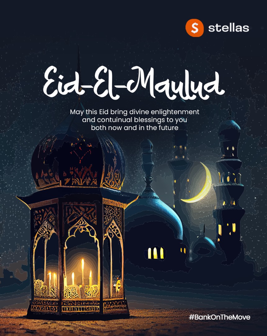 'May the spirit of Eid-el-Maulud bring peace, joy and enlightenment to your heart and home this season.
Happy Eid-el-Maulud! 🌙✨' 

- #EidElMaulud
- #HappyEid
- #EidCelebration
- #PeaceAndJoy
- #FestiveSeason