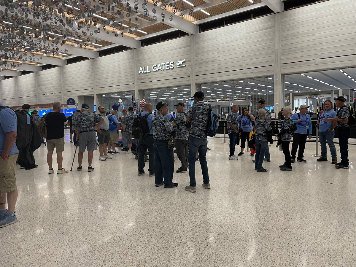 Claire Bradshaw KSHB 41 (@claire_ontheair) on Twitter photo This morning, <a href="/HonorFlightKC/">Honor Flight KC</a> is preparing for the groups first departure to DC out of the new KCI terminal. <a href="/KSHB41/">KSHB 41 News</a> This morning, <a href="/HonorFlightKC/">Honor Flight KC</a> is preparing for the groups first departure to DC out of the new KCI terminal. <a href="/KSHB41/">KSHB 41 News</a>