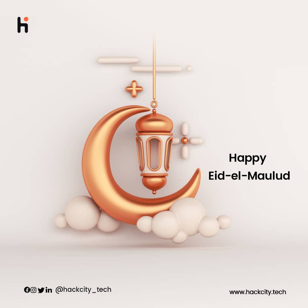 HackaBlock's tweet photo. Warm wishes on Eid-ul-Maulid! May the blessings of this special day fill
your life with happiness. πβ¨
#HackCity #EidulMaulid
#HackCityTech https://t.co/mH8LkDYKUG