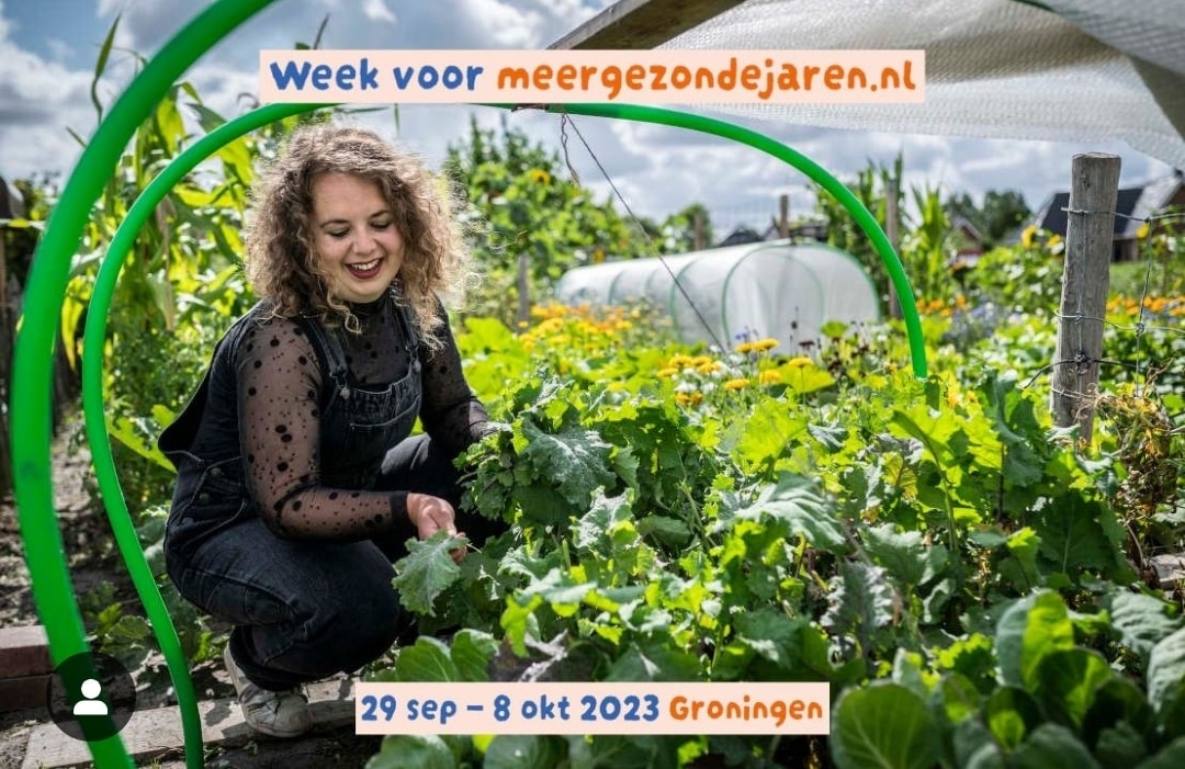 Vrijdag begint de Week voor Meer <a href="/Gezondejaren/">Meergezondejaren.nl</a>. Dit jaar ben ik, met trots, ambassadeur! ✨ In het <a href="/dvhn_nl/">Dagblad van het Noorden</a> vind je vandaag een Meer Gezonde Jaren-bijlage. Ik organiseer twee activiteiten: een rondleiding door m'n Toentje en een Vraauwlu-stadswandeling.

meergezondejaren.nl