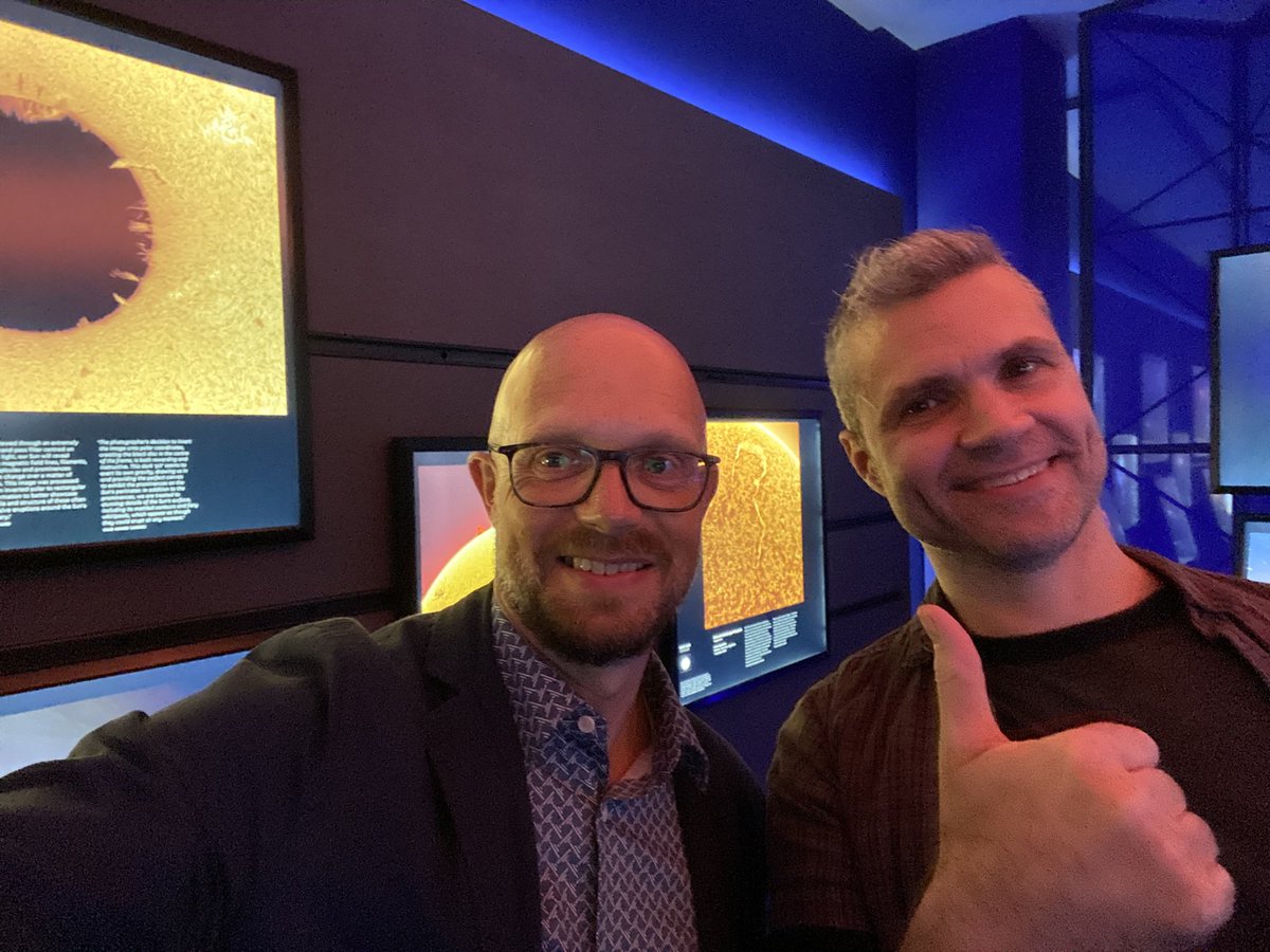 skyatnightmag's tweet photo. It was a pleasure to visit the new #APY15 gallery at the National Maritime Museum last night and meet some of the judges and winners. Such spectacular pictures in a unique setting - visit if you get the chance! ✨ @RMGreenwich @ROGAstronomers https://t.co/RY55axkPDl