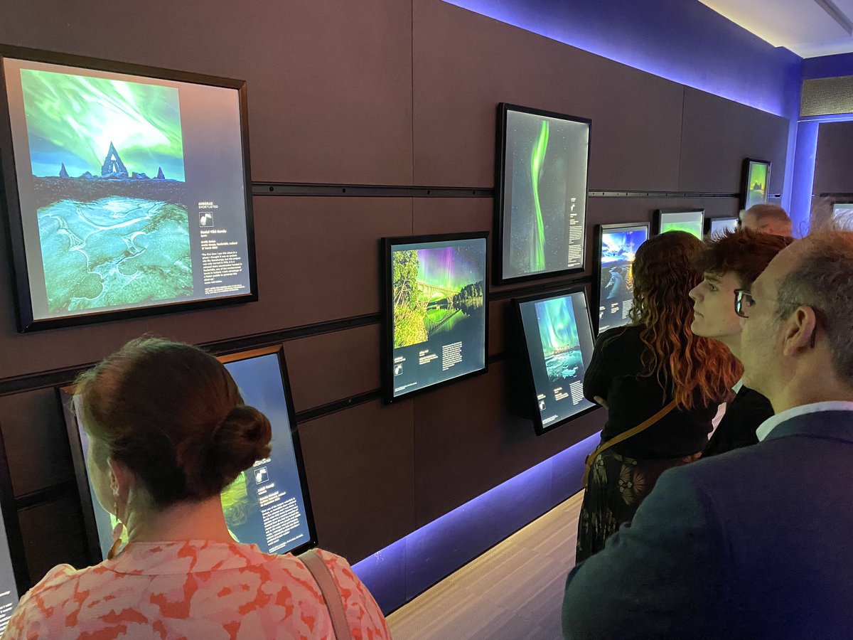 skyatnightmag's tweet photo. It was a pleasure to visit the new #APY15 gallery at the National Maritime Museum last night and meet some of the judges and winners. Such spectacular pictures in a unique setting - visit if you get the chance! ✨ @RMGreenwich @ROGAstronomers https://t.co/RY55axkPDl
