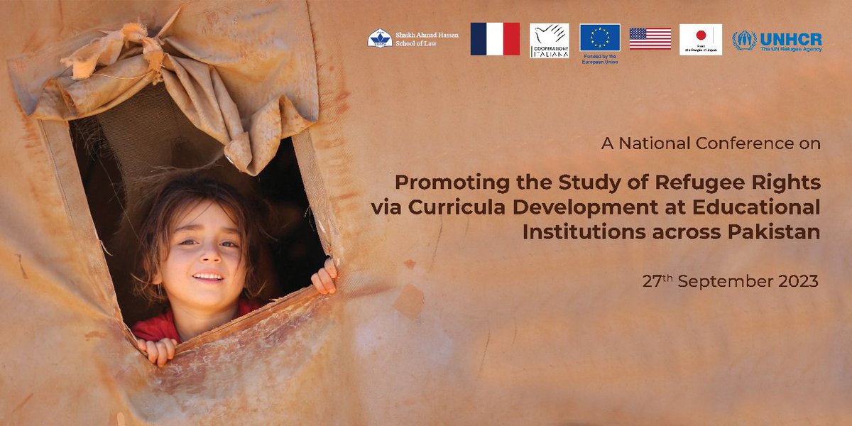 Attending and speaking today at the National Conference on Promting the Study of Refugee Rights via Curricula Development at Educational Institutions across Pakistan. @non_signatory @IKRS_no @UNHCRPakistan @LifeAtLUMS