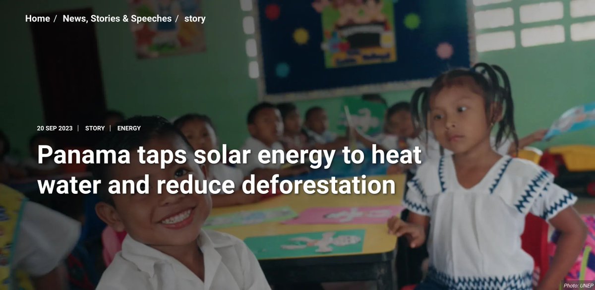 CMGCleanTech's tweet image. Termosolar Panama is a component of a broader Panamanian initiative to transition away from fossil fuels. This encompasses a national plan to implement 1 million square meters of #solar #thermaltechnology across the country by 2050. buff.ly/3Rvtw23