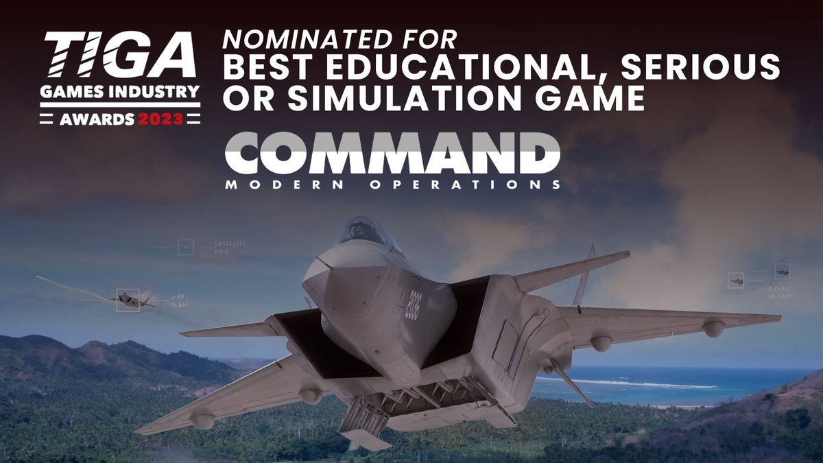 Matrix_Wargames's tweet photo. We are thrilled and honored to announce our nomination in the Educational, Serious, or Simulation Game category at the @TIGAMovement AWARDS. #CommandModernOperations https://t.co/1e3bnglPbX