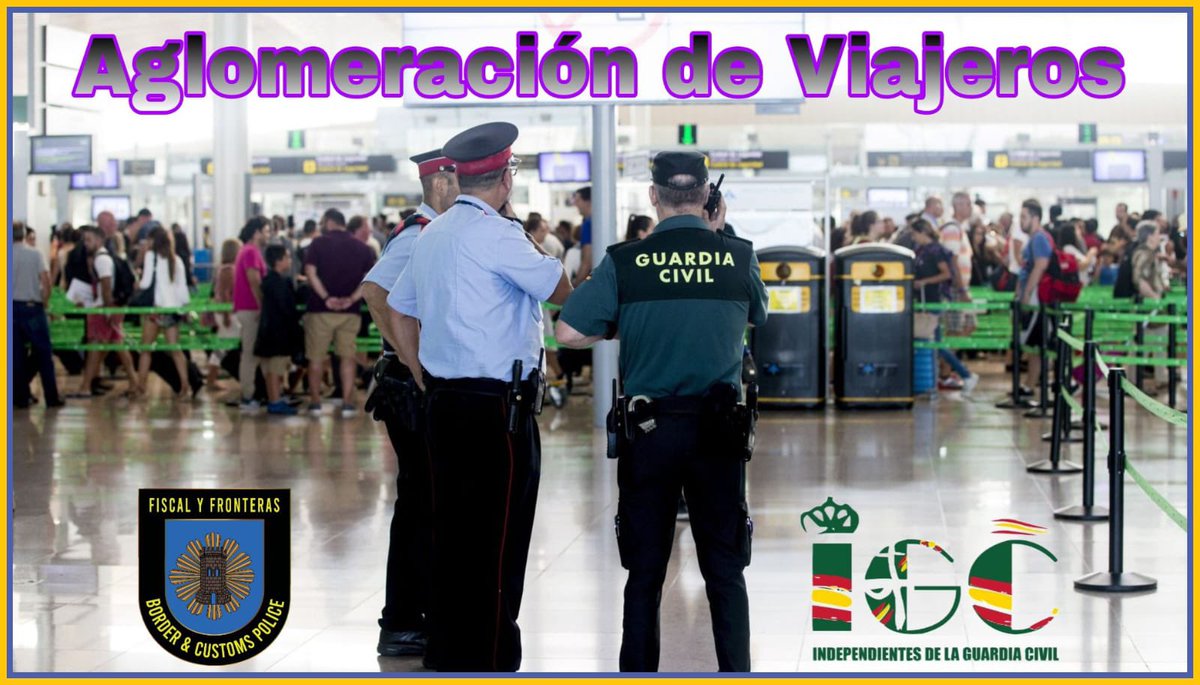 Sabías que a pesar de crear #GuardiaCivil especialidad #FiscalyFronteras tras unir todos los efectivos de Seguridad para hacerla➕potente💪con tráfico elevado ✈️🚢 y grandes aglomeraciones en puertos, aeropuertos y recintos aduaneros se sigue careciendo de suficientes agentes