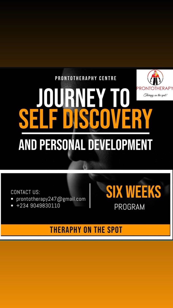 This class will HELP you re-discover YOU.
💪 Your Strengths 
🥺Your Weaknesses 
🪫 Your Triggers 

It propels you into becoming aware of skills you have,Identify and develop skills you need, Work out what you want to achieve and how to achieve it.

#DrAdetountanni