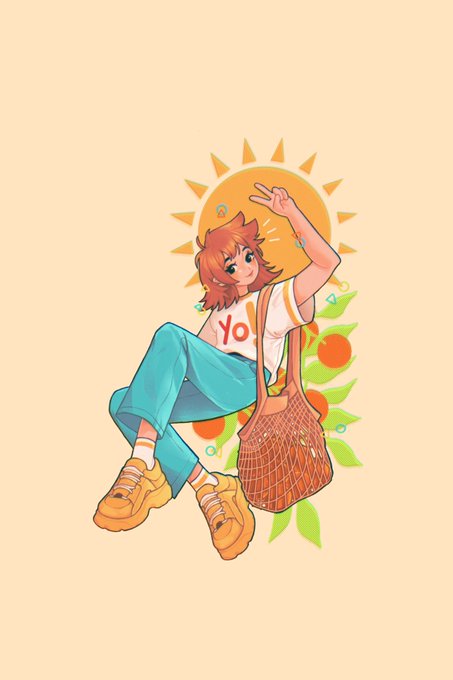 「bangs orange theme」 illustration images(Latest)