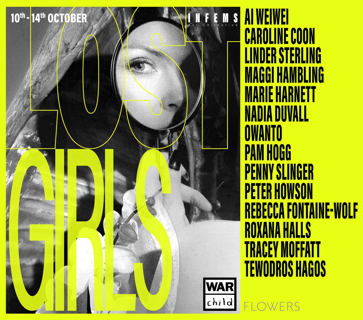 With my amazing <a href="/InFemsAC/">InFems Art Collective</a> co-directors <a href="/RoxanaHalls/">Roxana Halls</a> <a href="/RFontaineWolf/">Rebecca FontaineWolf</a> and wonderful resident artist NÁDIA DUVALL I've curated fundraising exhibition LOST GIRLS for <a href="/WarChildUK/">War Child UK</a> at <a href="/FlowersGallery/">Flowers Gallery</a> soon and live on <a href="/artsy/">Artsy</a> 
artsy.net/viewing-room/f…
#fundraiser #contemporaryart #lostgirls