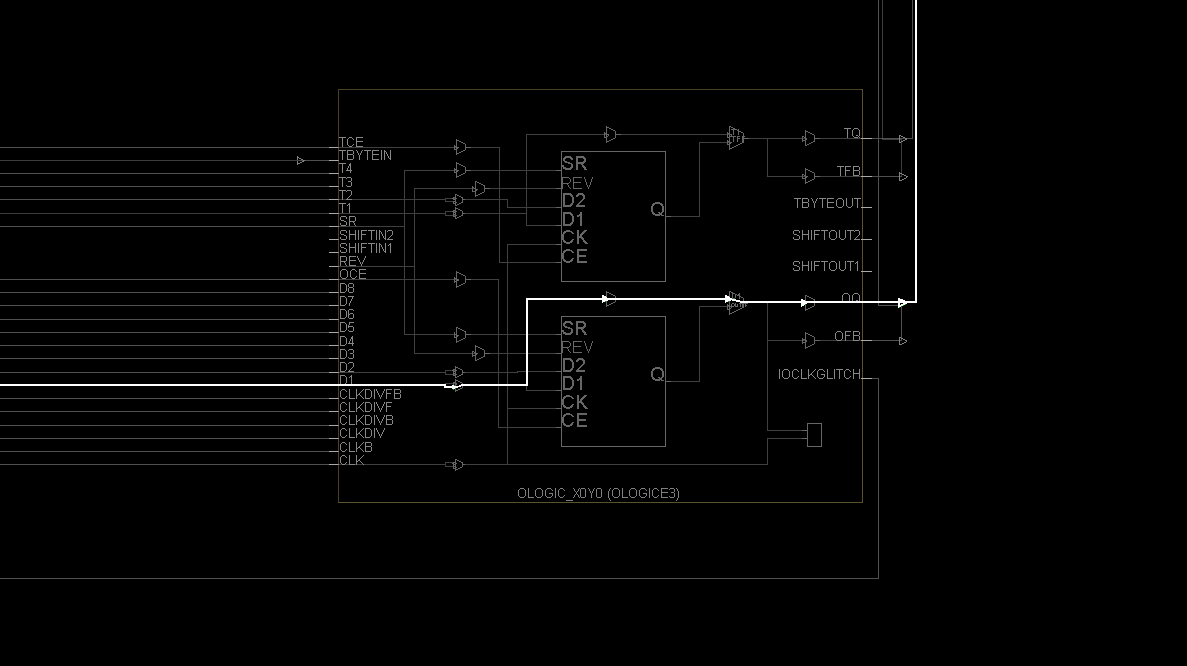 ATaylorFPGA's tweet photo. MicroZed Chronicles: Outputting Clocks.

We all know that if we want to get the best performance, we should place input clocks to our FPGAs on clock capable or dedicated clock pins.. When it comes to generating output clocks from an FPGA though, it’s not as simple as just outputting the clock on a IO pin to get the best performance . 

To give us the best performance (e.g., lowest jitter, best duty cycle and timing performance) when working with Source Synchronous Outputs (SSO), we need to use a clock forwarding approach. 

In a clock forwarding approach, we leverage the IO structure provided by AMD FPGAs, more specifically the Output Double Data Register (ODDR). The ODDR outputs data on both edges of the clock, and as a result, we can set the D1 input high and D2 input low. These are then output on every clock edge, creating an output clock at the frequency of the ODDR clock. 

We can demonstrate this is working as expected by creating a simple test bench for the clock output module. 

Most importantly, this ensures we keep the clock on global clocking resources, which we can observe by looking at the implementation view. 

Zooming in allows you to see the ODDR register as it is described in the RTL.

By using the ODDR for clock forwarding, and the associated data leveraging IO flip flops the clock and data are aligned. As the delay through the ODDR and the IO flip flops is designed to be identical. As a result, the delays will be balanced against each other, providing better timing performance. 

If we updated the design to remove the ODDR and simply output the clock and reimplement the design, we will see the ODDR bypassed and the global clock buffer being connected directly to the output pin. This uses local routing which results in more skew and jitter on the output clock signal. It will also contribute to the overall clock performance metrics and impact the overall device timing closure.

This means that the receiving device has to declare a larger clock uncertainty because the jitter is larger. If this is another FPGA, for example, it can make achieving timing closure more challenging.

When it comes to constraining the forward clock, we can use timing wizard to define the forward clock constraint or we can enter it by hand in the XDC file. When using the timing wizard, both create generated clock and forward clock constraints pages and result in the same type of constraint being created. 

create_generated_clock -name clk_out1 -source [get_pins design_1_i/clk_output_0/U0/ODDR_inst/C] -divide_by 1 [get_ports clk_out1]

There are also a number of steps we can take to achieve the lowest jitter outside of clock forwarding. The first step is to use the PLL instead of the MMCM. To reduce the jitter on the clock, we should also try to physically and temporally separate it from potential noise sources. 

Physically, we can try to isolate the clock pins from other signals (especially single-ended signals) which we can do by creating virtual grounds around the clock output. We can achieve a virtual ground during the design of the circuit board and FPGA by assigning the IO bank pins to drive out a logic low. Those pins are then connected to ground on the PCB design. 

If, temporally, we are using the same clock internally then we should be using a different clock phase. The exact phase might vary from design to design, but we can see the impacts of using a particular clock phase by monitoring the VCCint ripple / bounce with the clocks set at different phases. 

If you follow these clock forwarding rules, hopefully you’ll be able to increase performance when working with source synchronous outputs.  

#FPGA