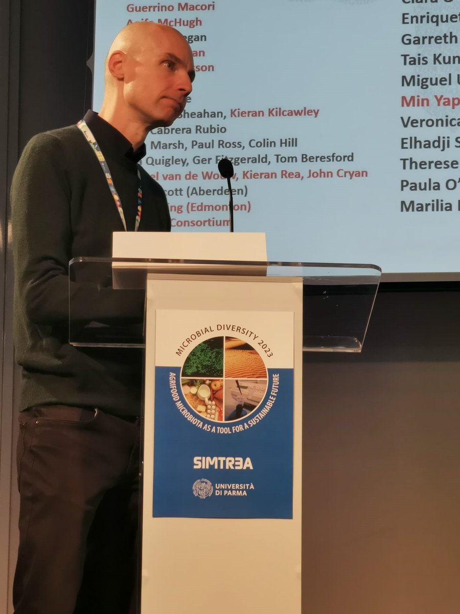 MD Parma 2023 (@mdparma2023) on Twitter photo Thanks to Professor <a href="/pauldcotter/">Paul Cotter</a> for sharing his interesting and fascinating findings about food and food chain microbiome.
Stay tuned to find out more about microorganisms in #food and #human during this second day of #md2023 Thanks to Professor <a href="/pauldcotter/">Paul Cotter</a> for sharing his interesting and fascinating findings about food and food chain microbiome.
Stay tuned to find out more about microorganisms in #food and #human during this second day of #md2023