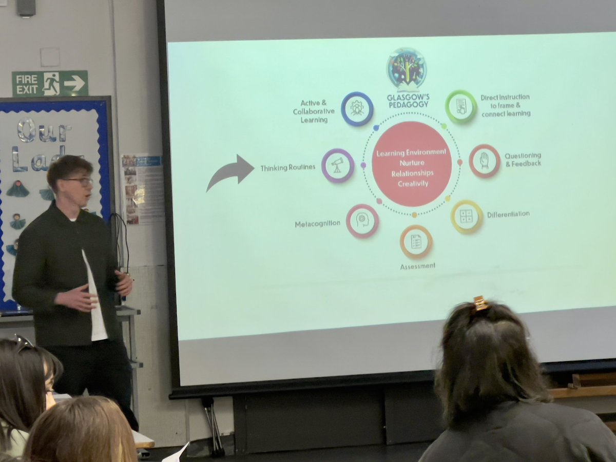 StCharlesGla's tweet photo. Using our development time to collaborate with the staff of @StBlanesGCC and @stmarysmaryhill to plan our #Moderation activity. Looking forward to seeing how #ThinkingRoutines is being embedded across our #CollaborativeLearningCommunity. #LookingOutwards @LiLTGCC @EdISGlasgow https://t.co/97YUIZEb2b