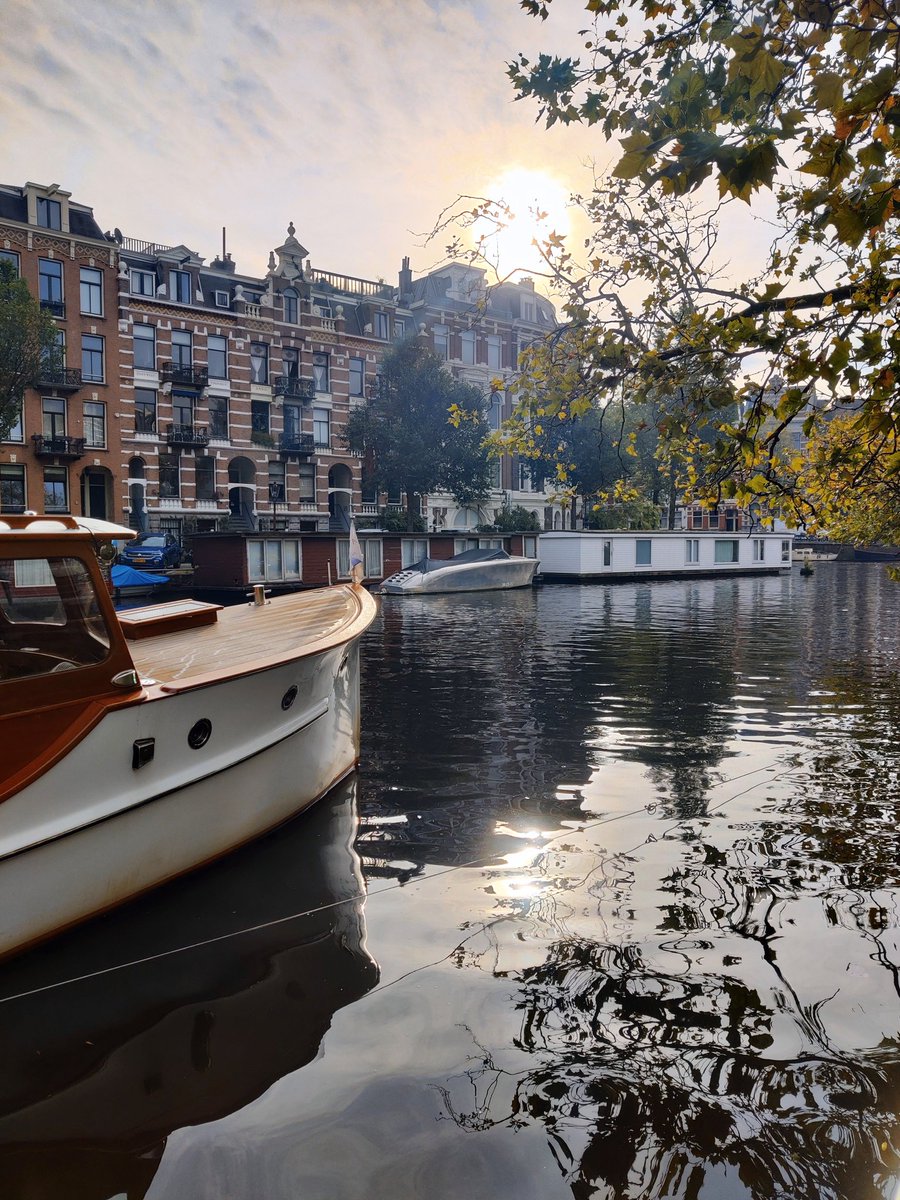 Amsterdam  in the morning..